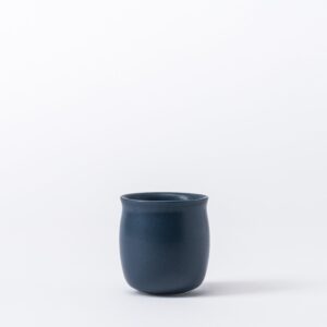Set of 2 Small Twilight Blue Cups - Mini Ceramic Sippers